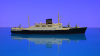 Passagierschiff "Leda II"graues Geschirr  BDS (1 St.) N 1953 Nr. 143 von Risawoleska